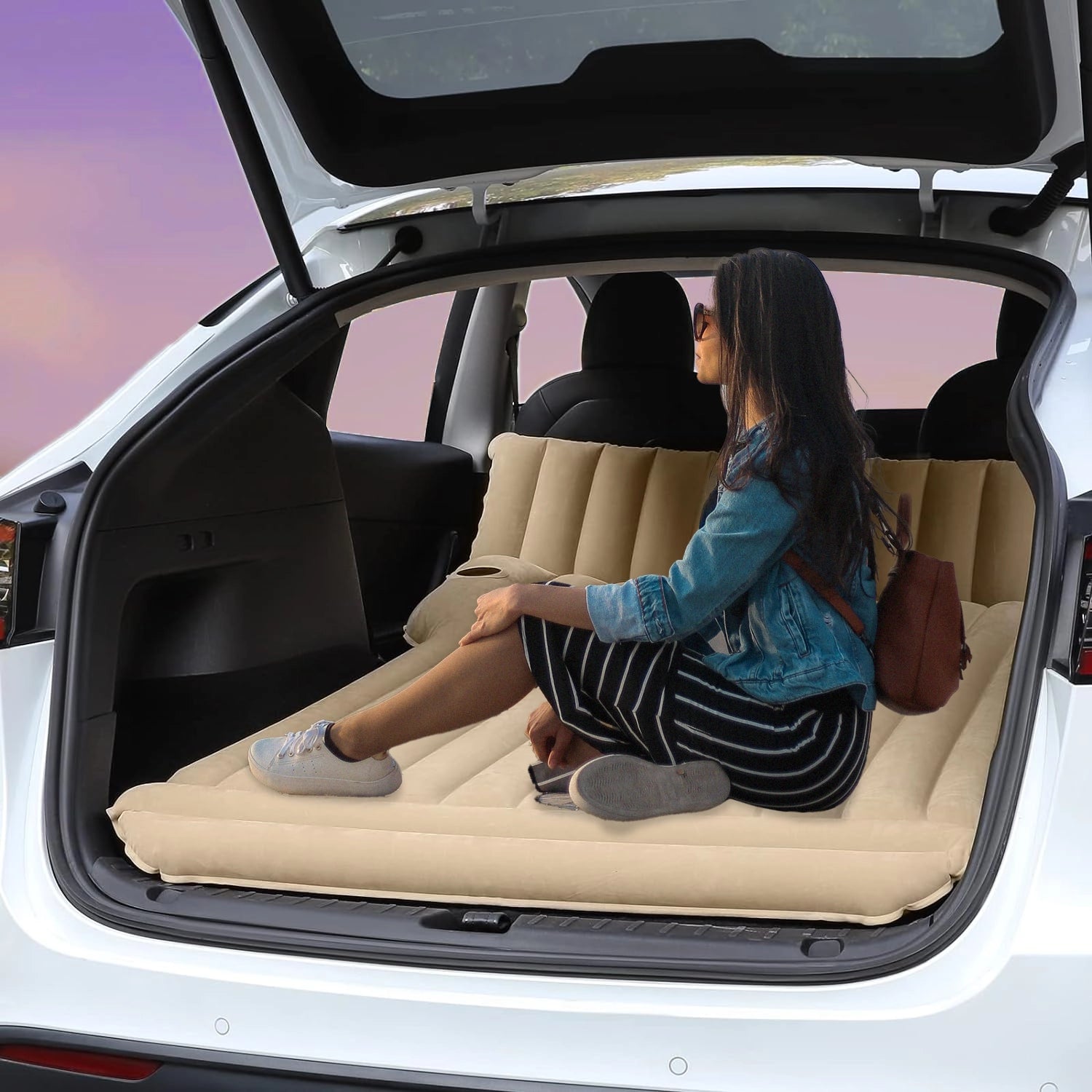 The Perfect Camping Companion: Adreama Tesla Model 3/Y Self-Inflating Air Mattress