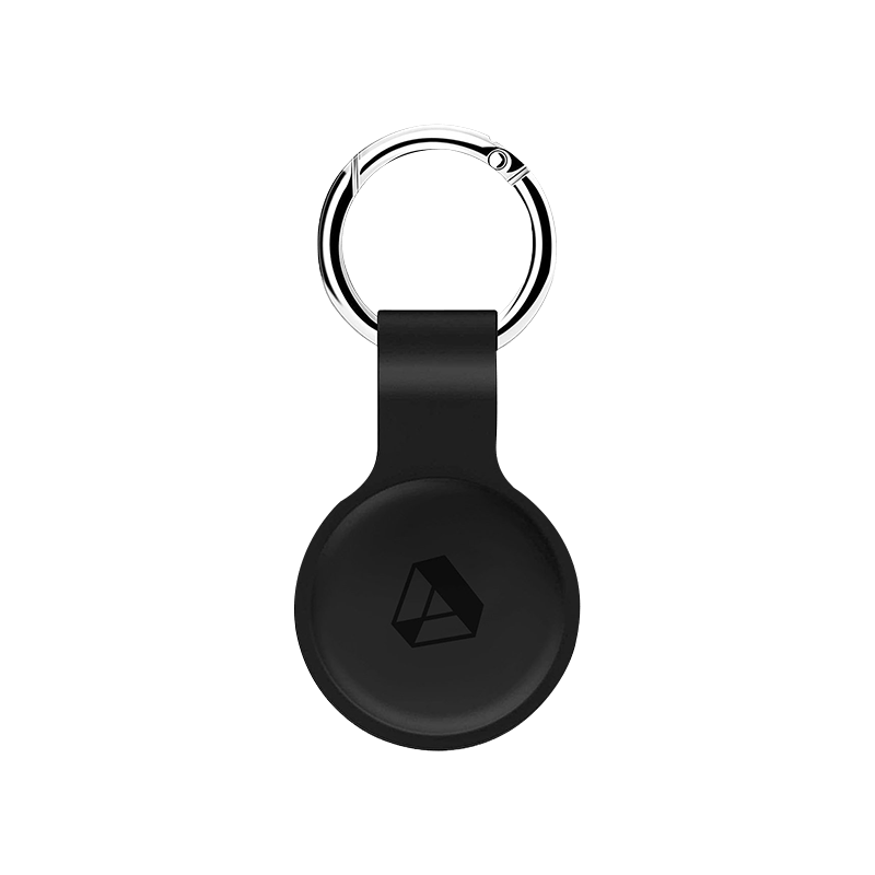 Stay Stylish and Organized with the Adreama Silicone Holder for AirTag - Black