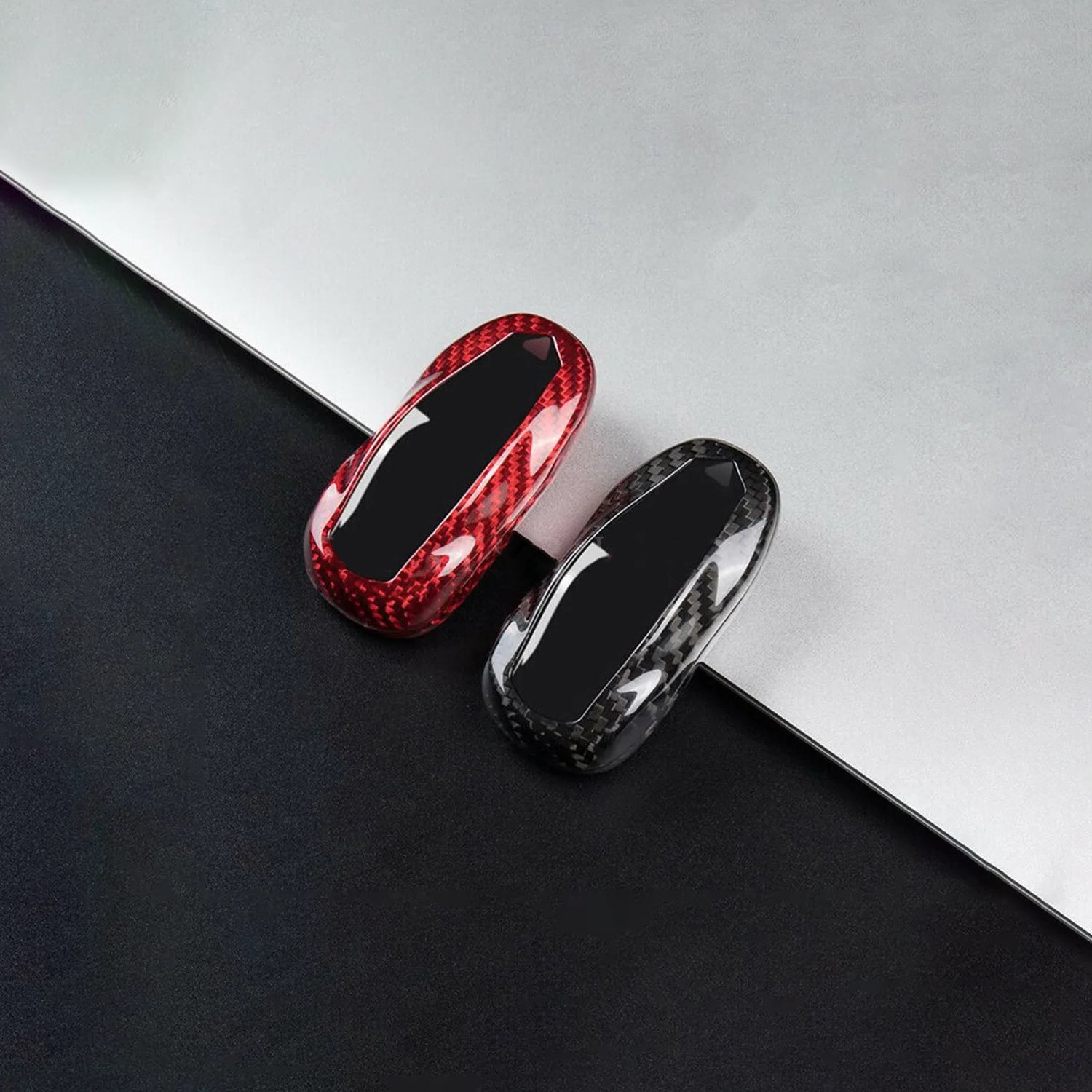Upgrade Your Tesla Model S/3/Y Key Fob with Adreama's Stylish Carbon Fiber Case Cover