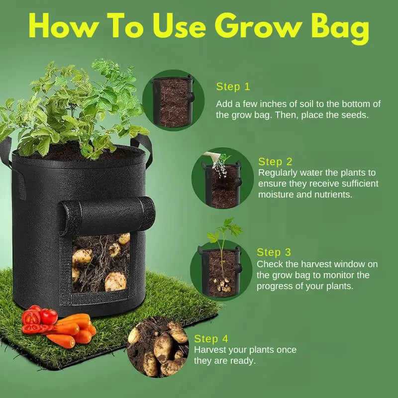 Felt Grow Bag (1 Pack)