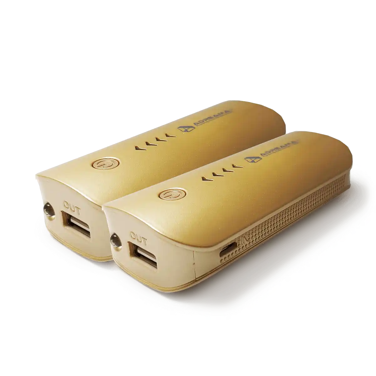 Adreama Dark Gold 6000 mah power bank - pack of 2