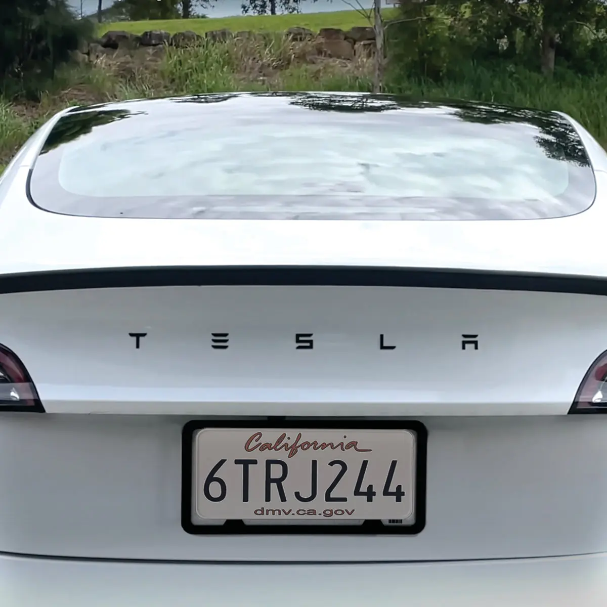 Adreama Tesla Model 3/Y/X/S ABS Rear Trunk Adhesive Emblem Letters (Ships Within 5-7 Days)