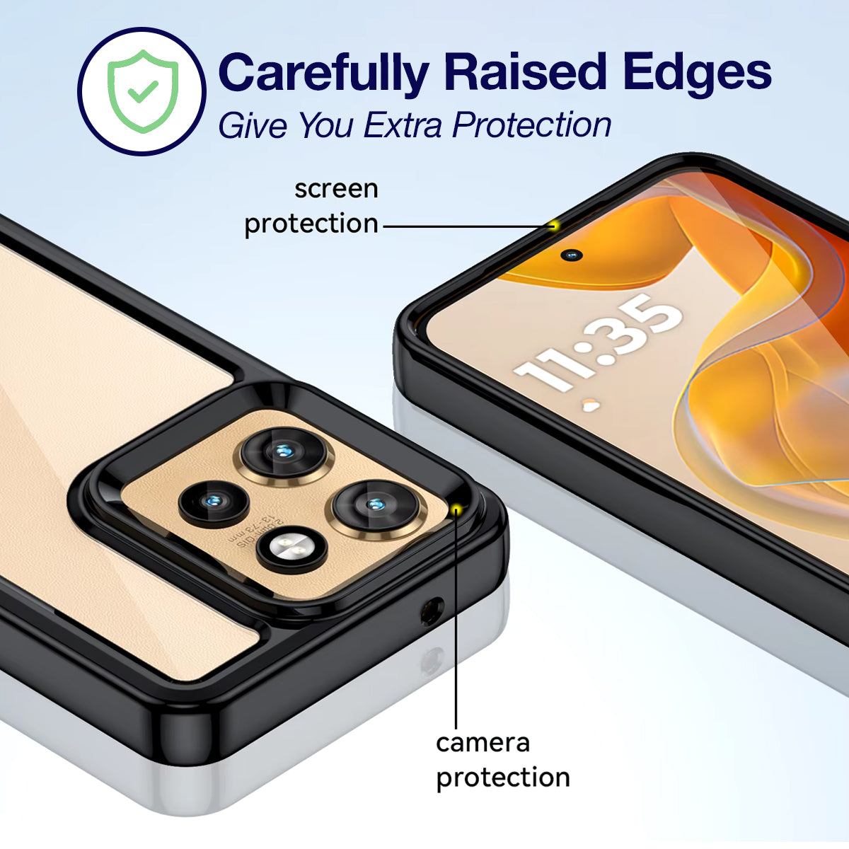 Raised Edges Protection for Motorola Edge 50/Neo