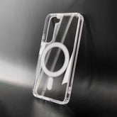Crystal Clear Shockproof Case, MagSafe® Compatible for Samsung S24/S24 Plus/S24 Ultra