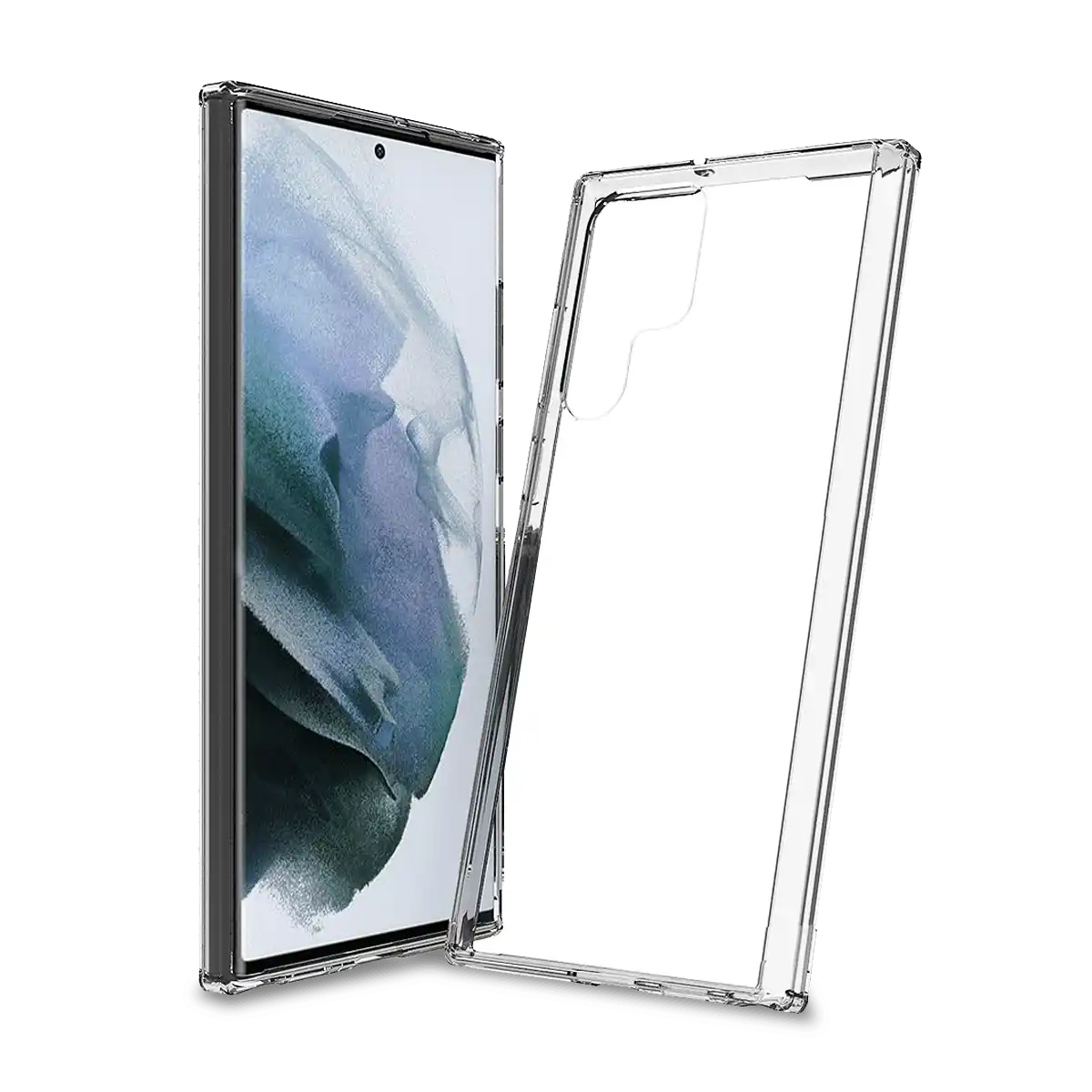 Adreama Crystal Clear Shockproof Case for Samsung Galaxy S22 Ultra 5G