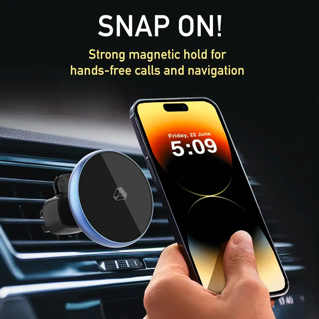MagSafe® Compatible Magnetic Car Mount for iPhones