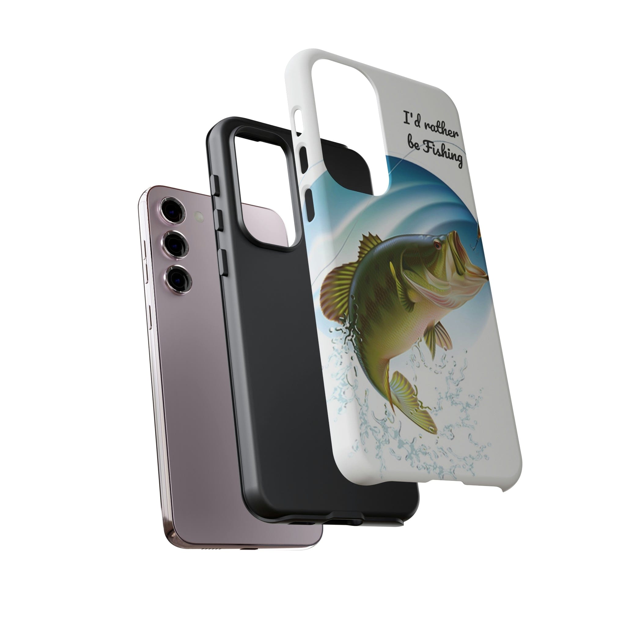 Samsung S23, S22, S21 Series Tough TitanGuard By Adreama® - I'd Rather Be Fishing
