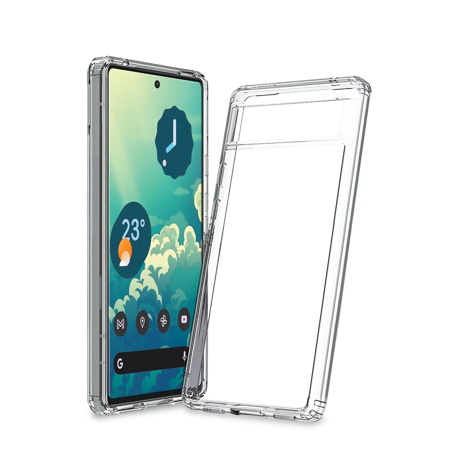 Google Pixel 6a Eco-friendly Crystal Clear Shockproof Case