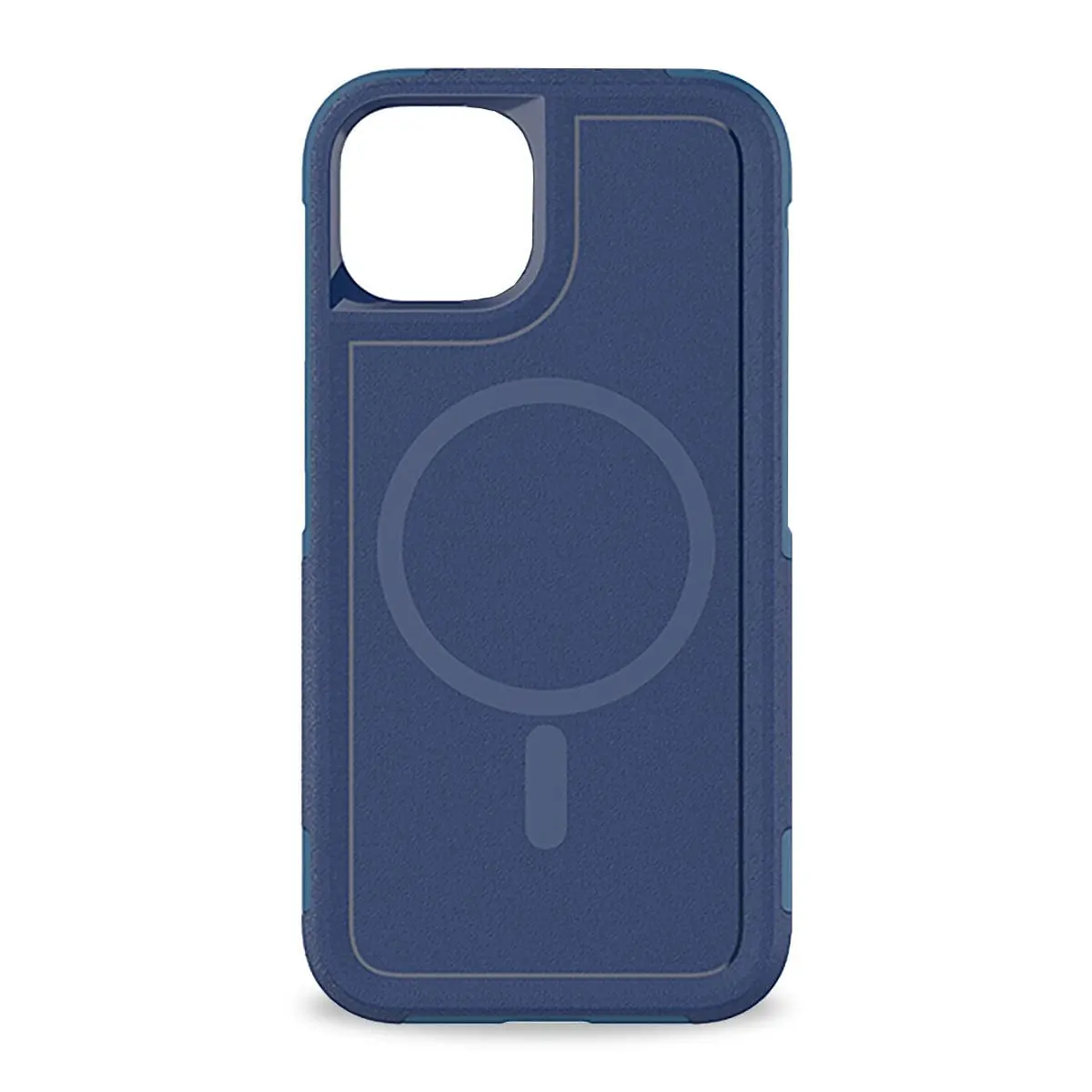 Blue Iphone 14 Eco-Friendly Rugged Phone Case, MagSafe Compatible