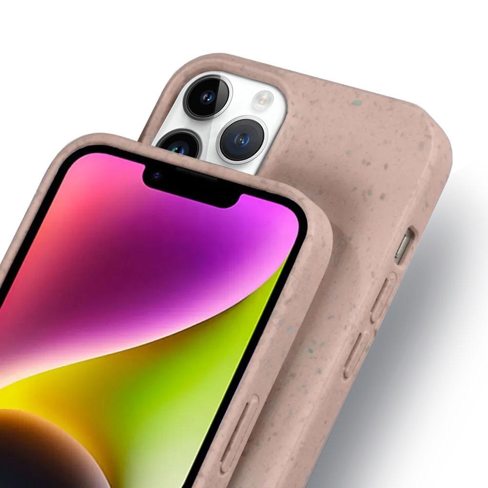 Taupe Iphone 14 Pro Max Biodegradable Shockproof Case, Magsafe Compatible