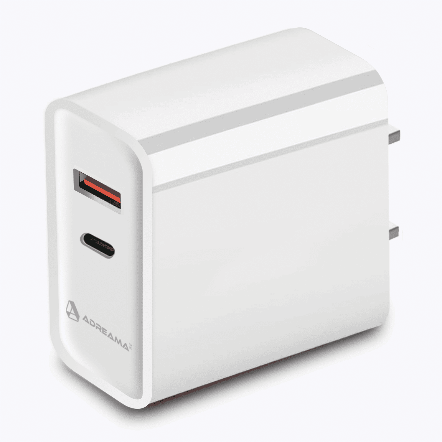 Go Green with the Adreama Eco-friendly PD 20W Wall Charger USB-C + USB-A
