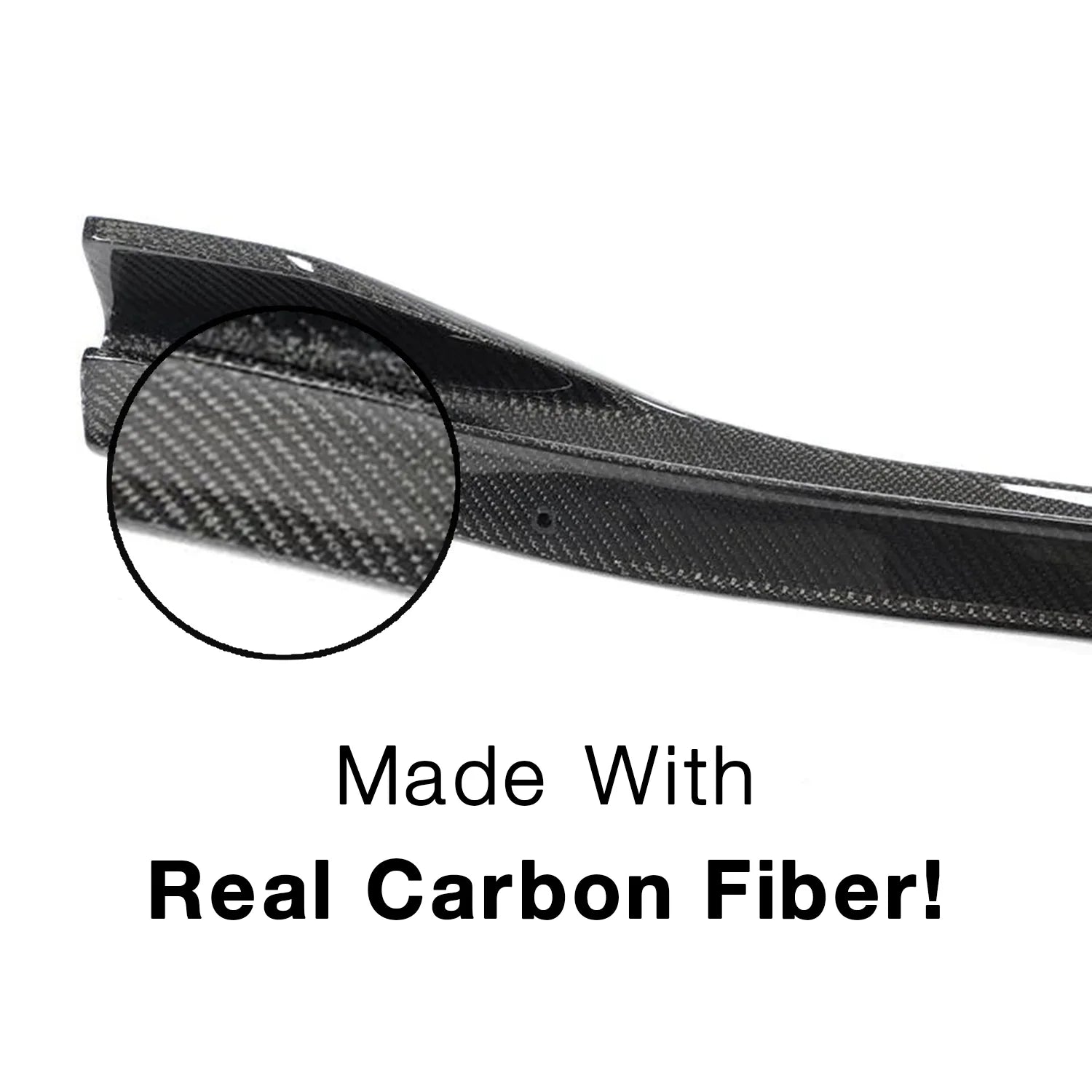 Upgrade Your Tesla Model 3 with Adreama's V Type/Shape Side Skirt Made from Real Carbon Fiber