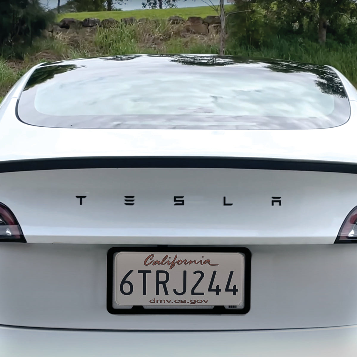 Tesla 3 Rear Monogram Personalize Your Tesla Model 3/Y/X/S with Adreama Rear Trunk Adhesive