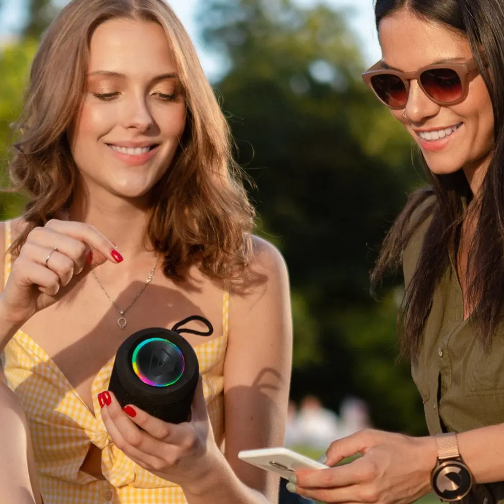 Immerse Yourself in Music Anywhere with the GLOWBEATS Bluetooth Wireless Speaker