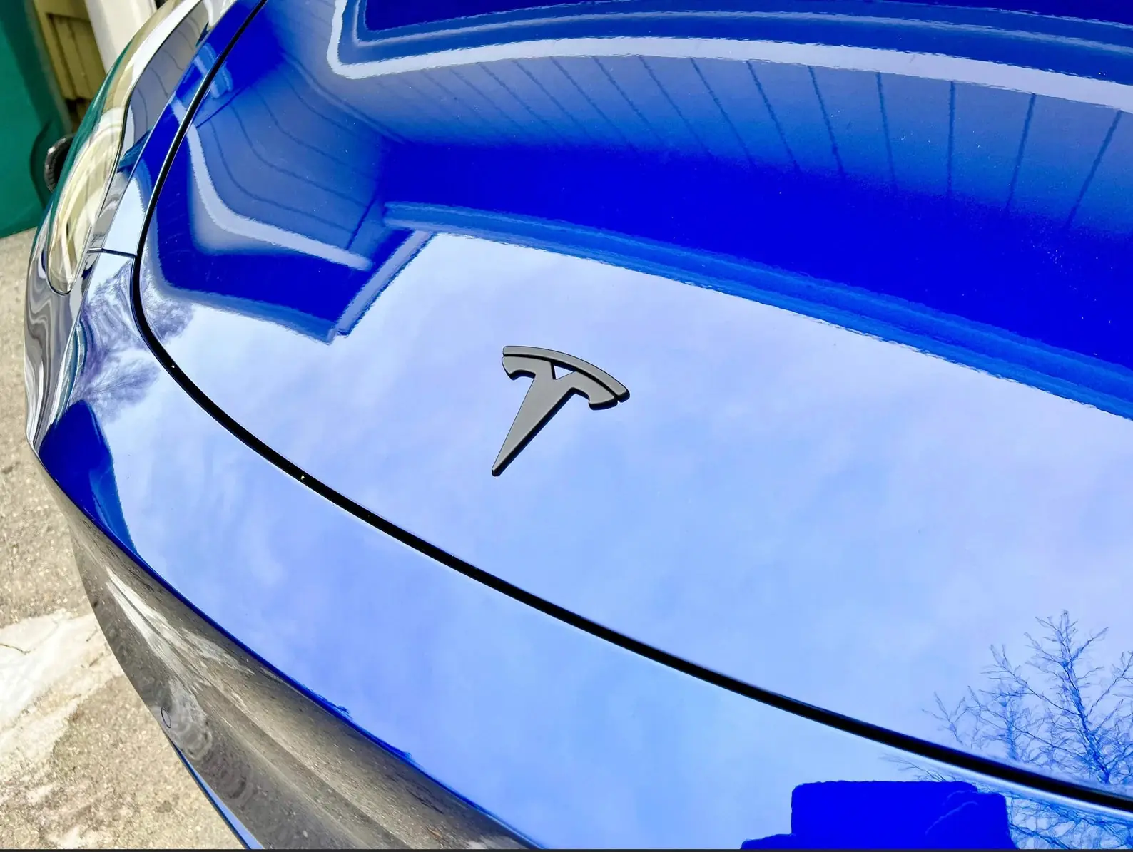 Enhance the Look of Your Tesla Model Y with Adreama ABS T Logo Decal Cover