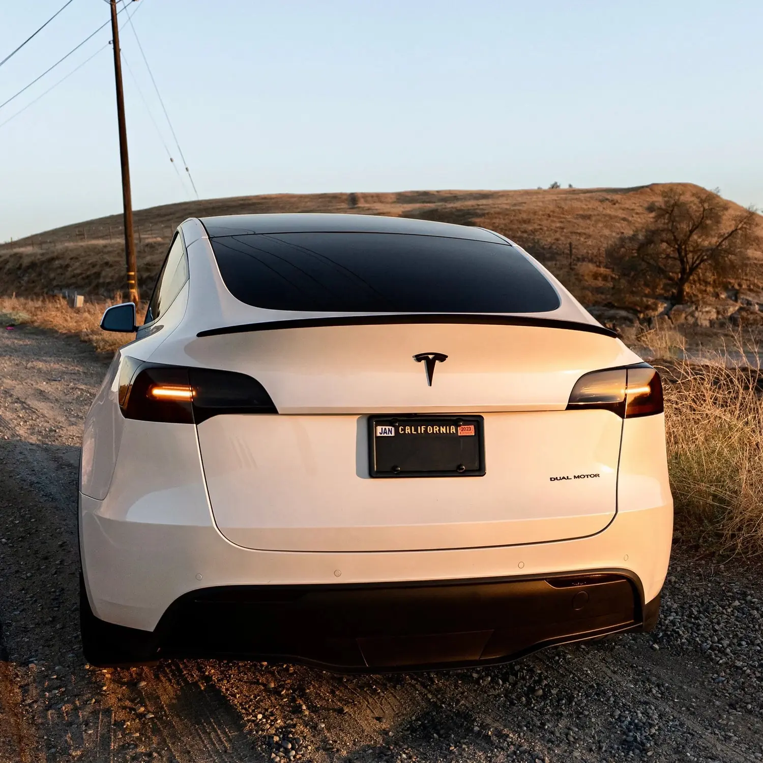 Enhance Your Tesla Model Y with the Adreama T Logo Decal Cover