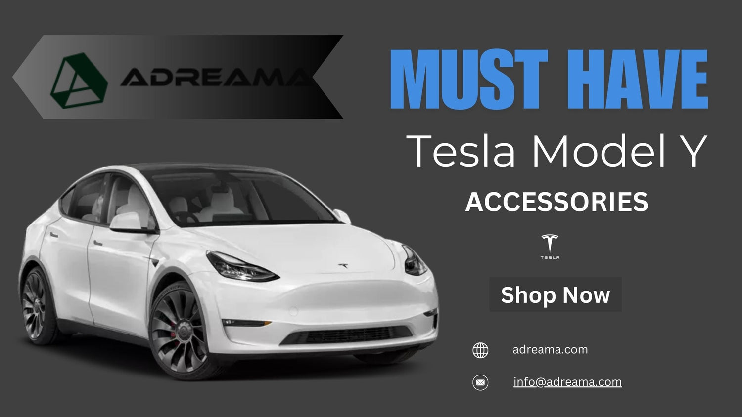 Tesla model Y accessories online store