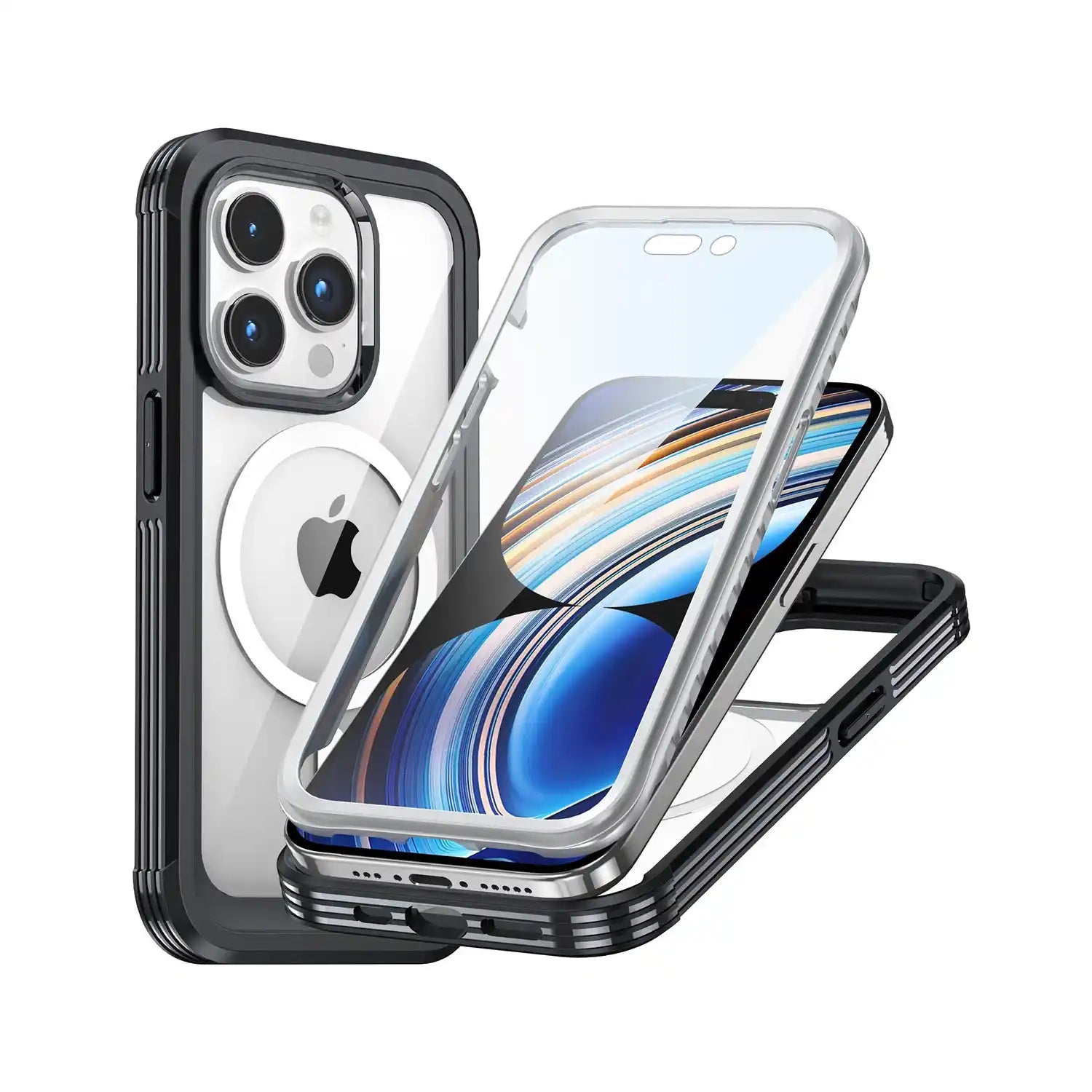 Caseology iPhone 15 Pro Max ケース MagSafe Caseology Parallax Mag for iPhone 15 Plus Case 5G [Enhanced