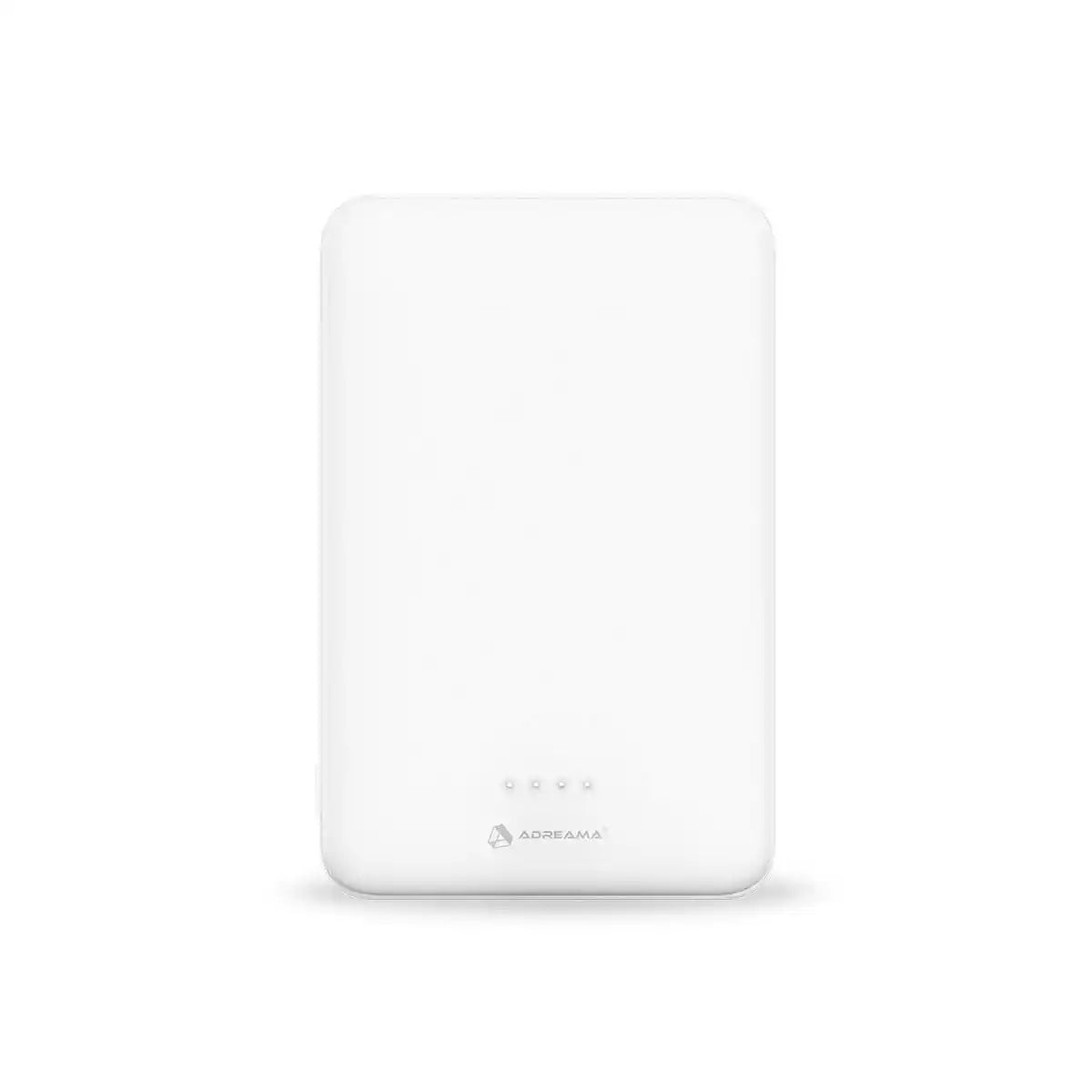 White 5000mAh Power Bank 10W