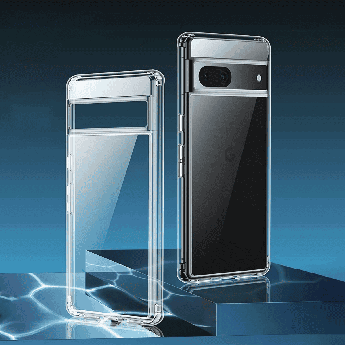 Google Pixel 7a Eco-friendly Crystal Clear Shockproof Case