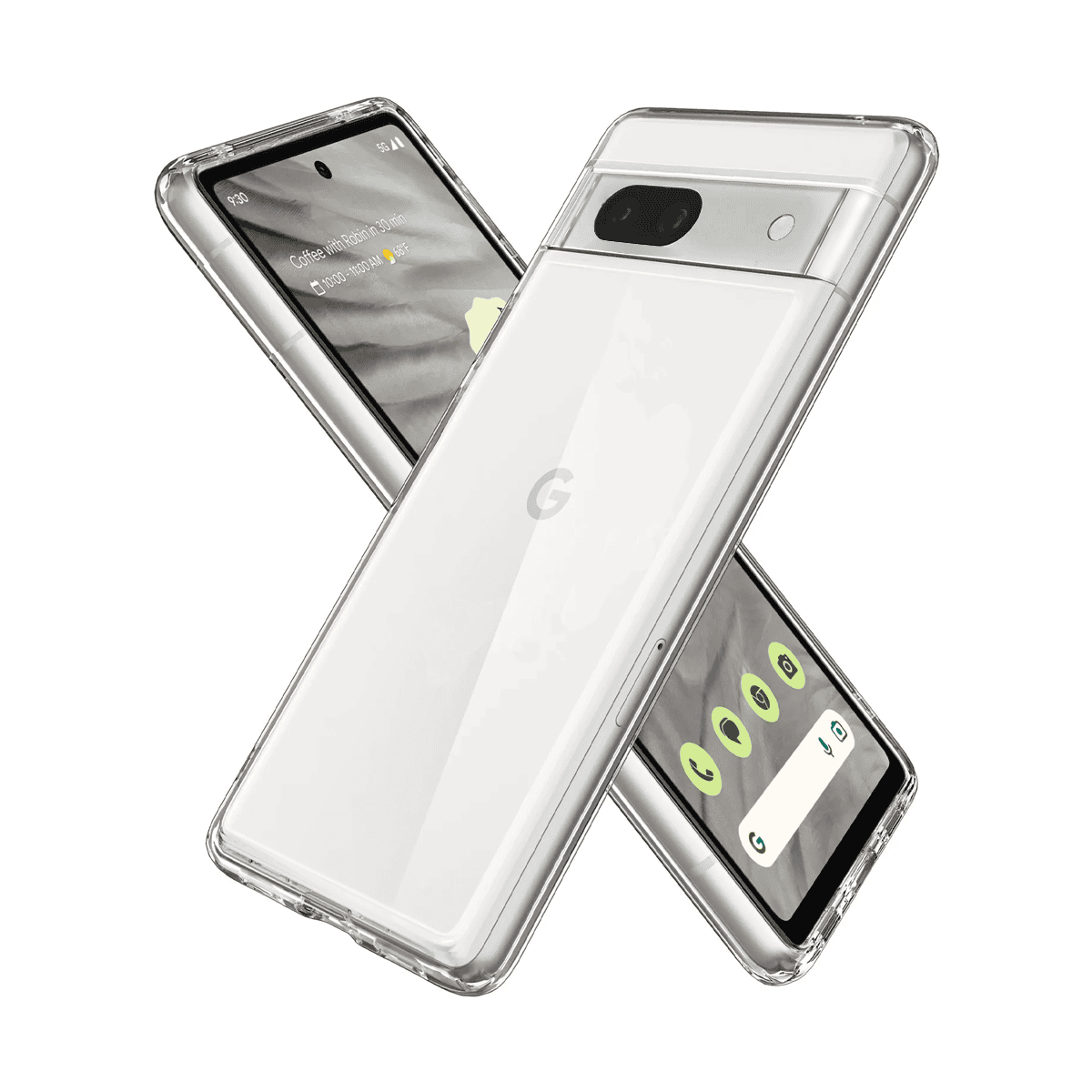 Google Pixel 7a Eco-friendly Crystal Clear Shockproof Case