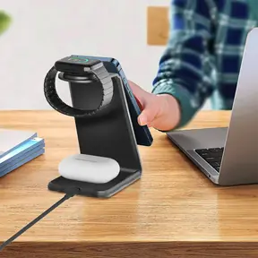Metal Magnetic Wireless Charging Stand for Qi-Enabled and MagSafe® Compatible Devices (including iPhone 12/13/14/15 series)