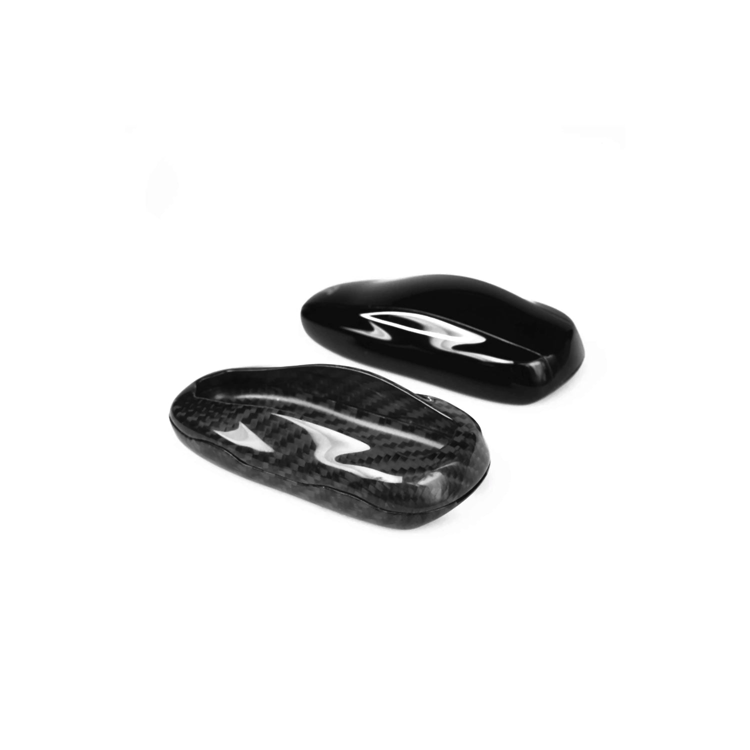 Adreama Tesla Model S/3/Y Key Fob Case Cover Made With Real Premium Dry Carbon Fiber (2 pcs) (Ships Within 5-7 Days)