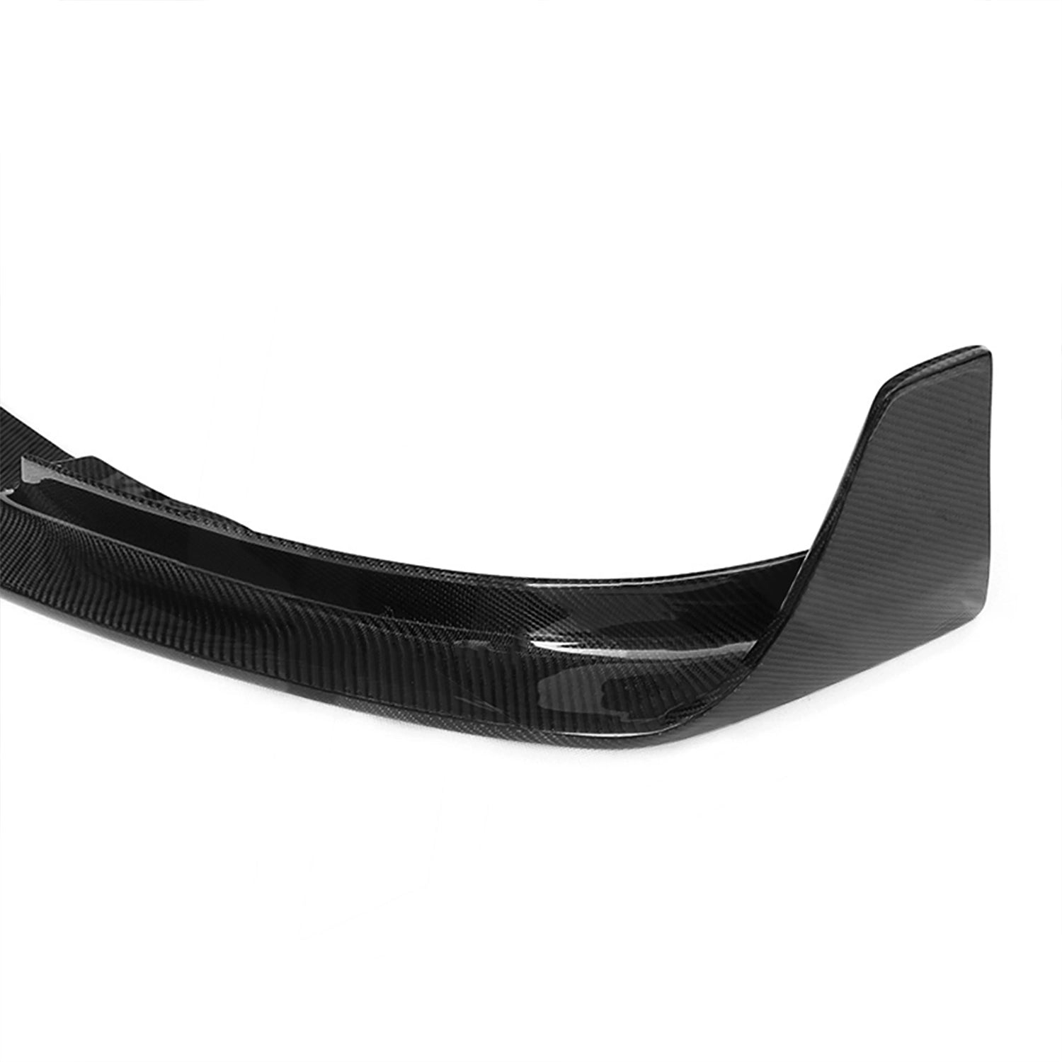 Tesla Model 3 V Type Dry Carbon Fiber Front Bumper Lip (2017-2023)