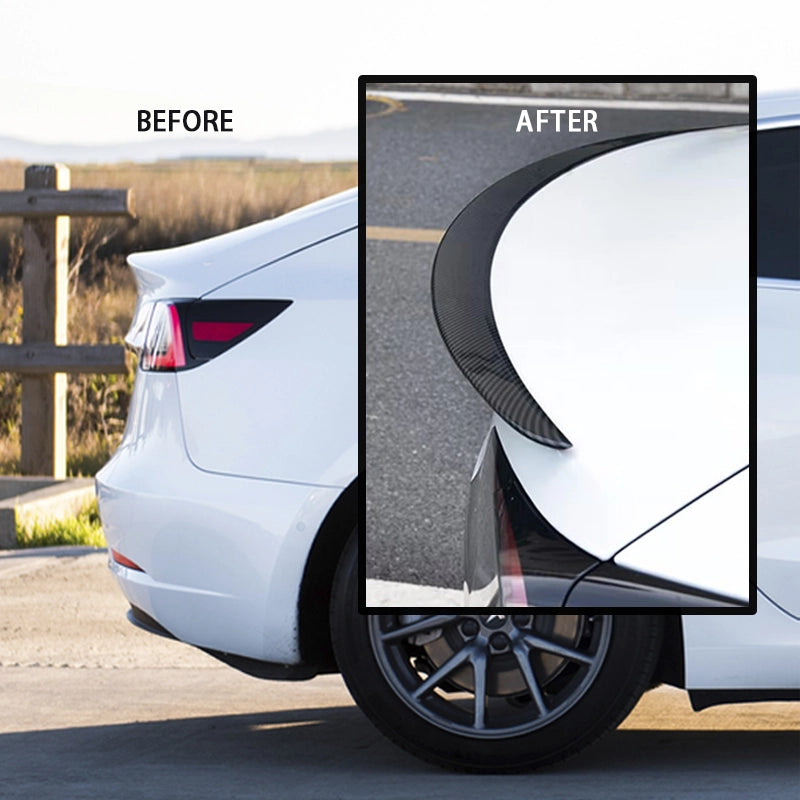 Model Y Performance Rear Spoiler Tesla Model Y Carbon Fiber Performance Rear Spoiler | Adreama