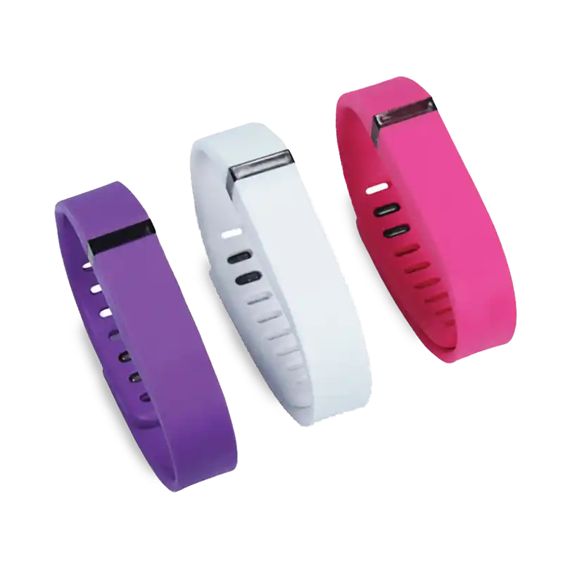 3-Pack Fitbit Flex Watch Band Set (Purple/White/Pink)