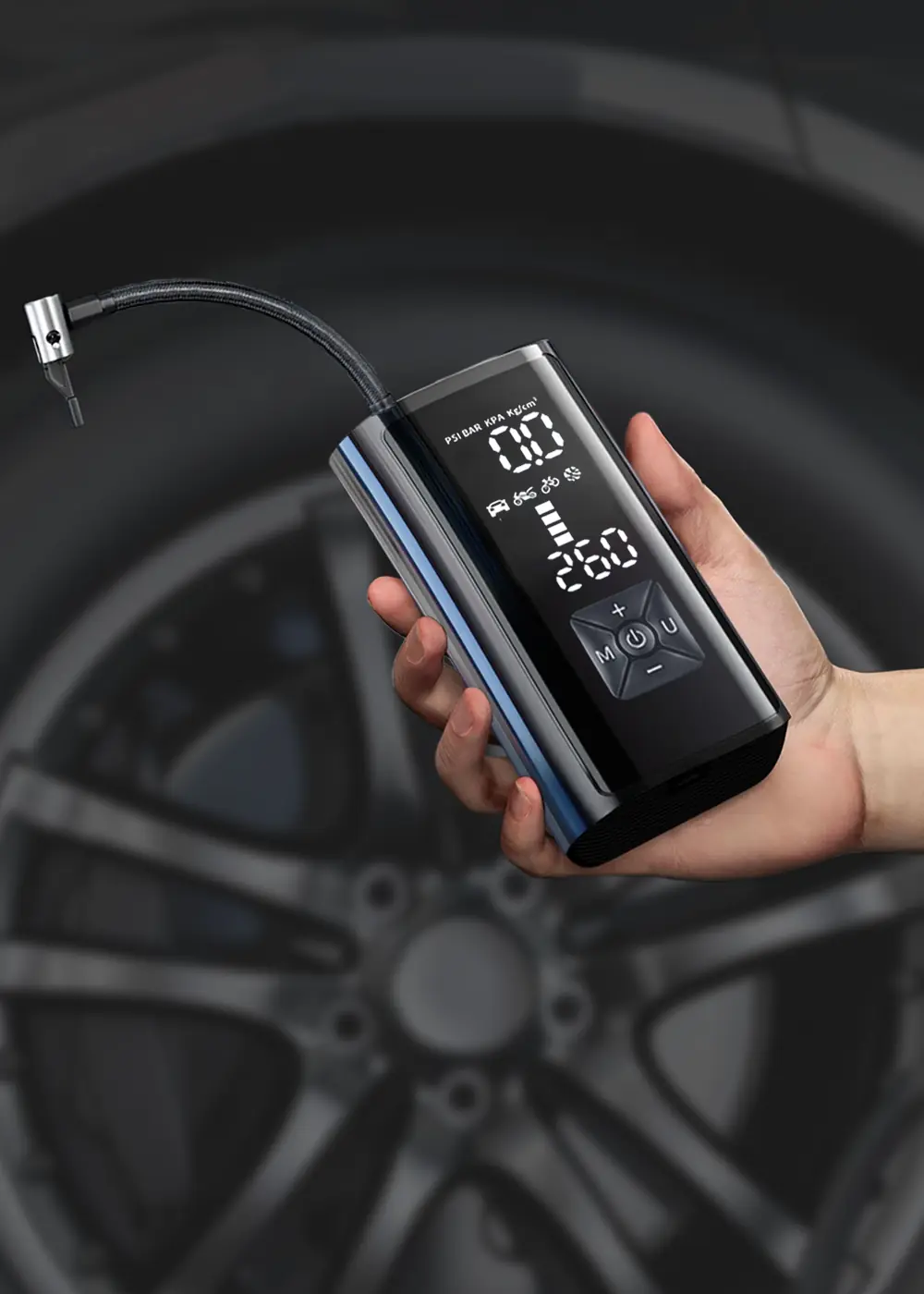 CORDLESS PORTABLE TIRE INFLATOR