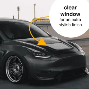 Adreama Tesla Model 3 Front Hood Bonnet Made With Real Premium Dry Carbon Fiber (Ships Within 5-7 Days)