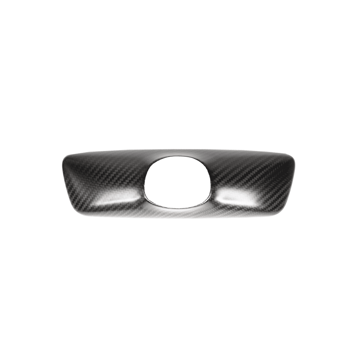 Adreama Tesla Model 3/Y Interior Rear View Mirror Cover Made With Real Premium Dry Carbon Fiber, 1 Pair (2 pcs) (Ships Within 5-7 Days)