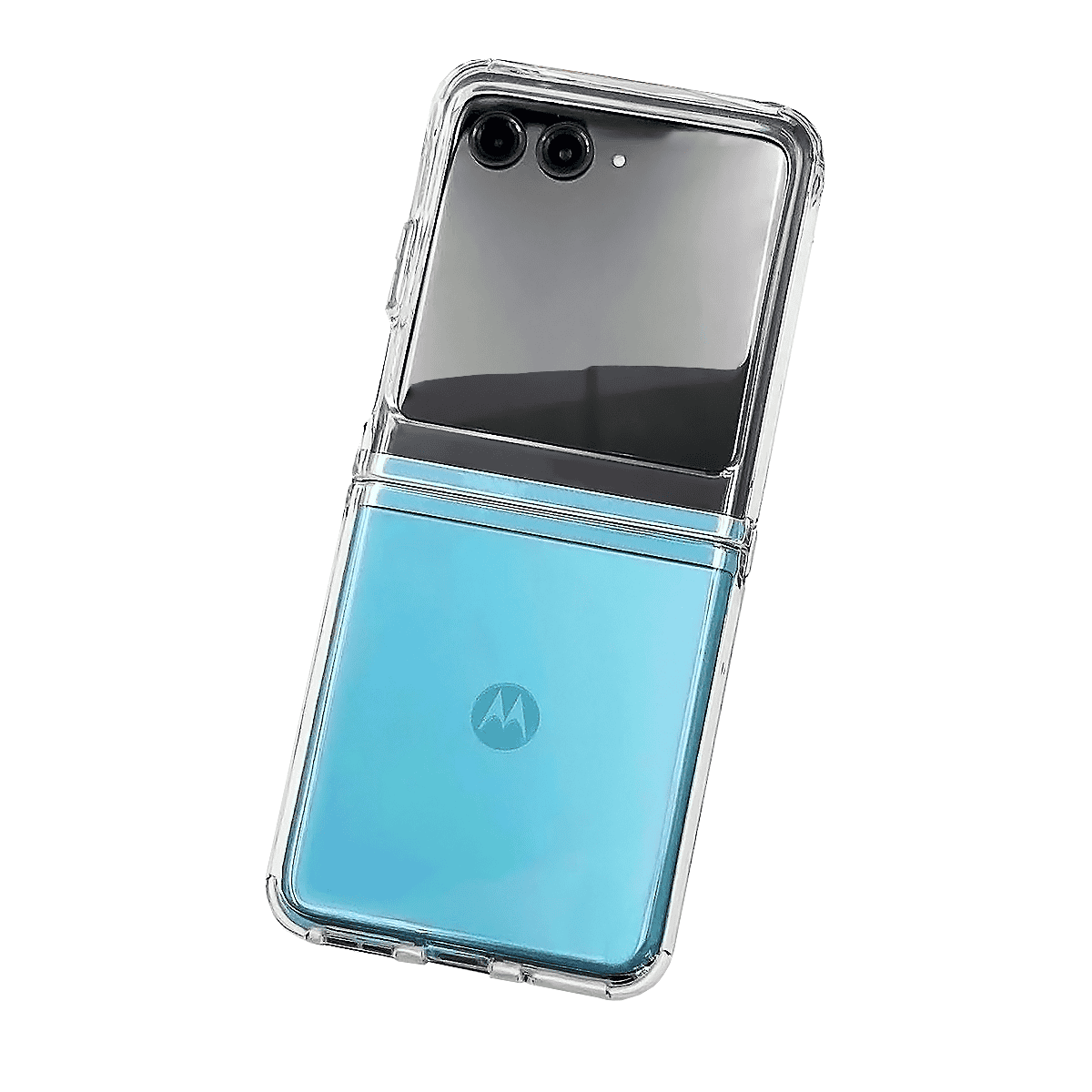 Motorola Razr 2023/Motorola Razr Plus Crystal Clear Hard Shell Shockproof Case