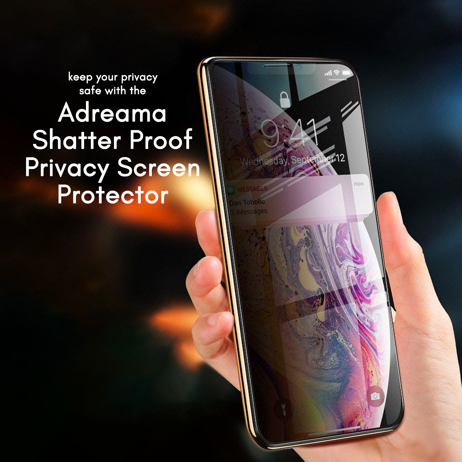 Best Shatterproof Privacy Screen Protector for iPhone 15 Pro Max