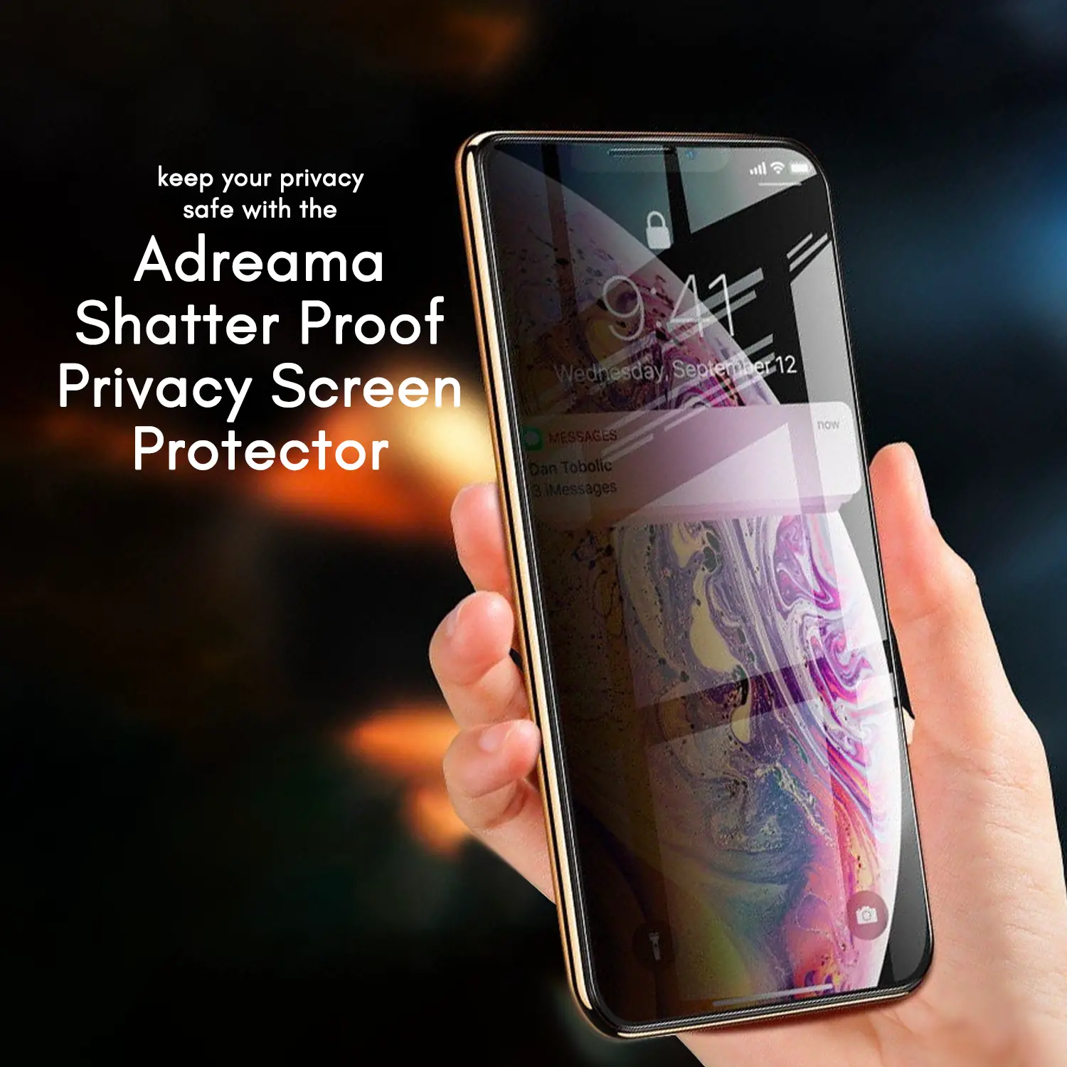 Best Shatterproof Privacy Screen Protector for iPhone 15 Pro Max