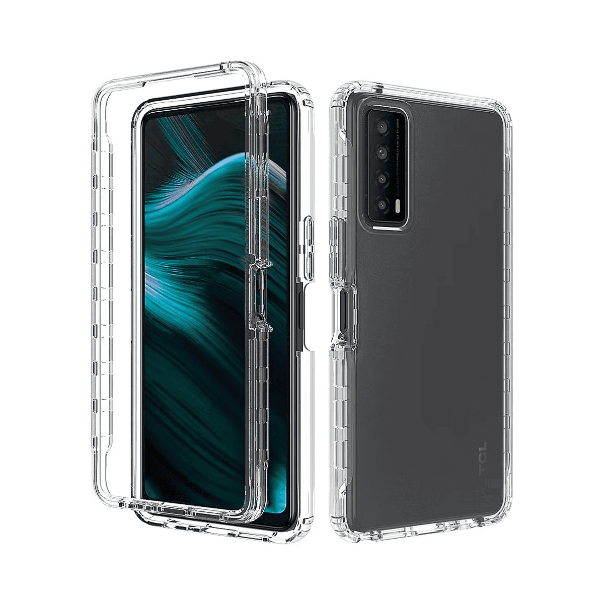 Adreama Crystal Clear Shockproof Case for TCL Stylus 5G