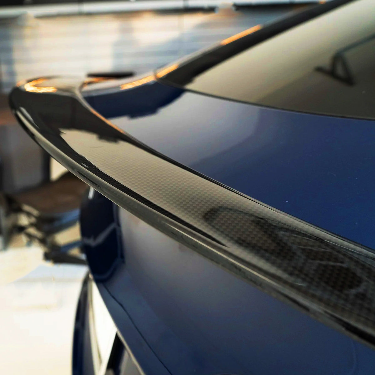 Model Y Performance Rear Spoiler Tesla Model Y Carbon Fiber Performance Rear Spoiler | Adreama