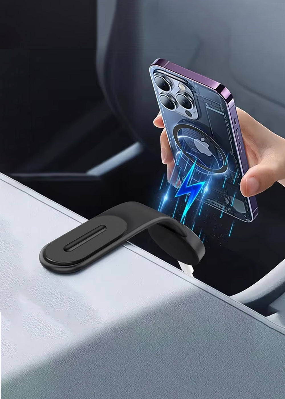 Buy WIRELESS FLEXIBLE MAGNETIC CHARGING CAR MOUNT Online