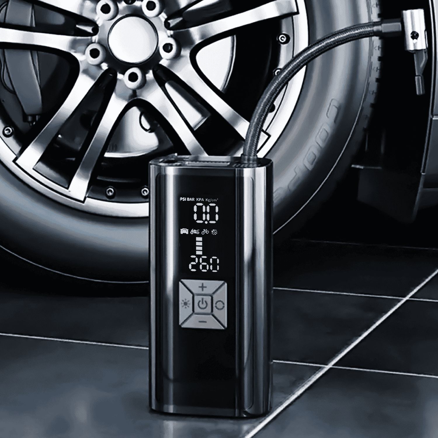 Portable wireless adreama tire inflator