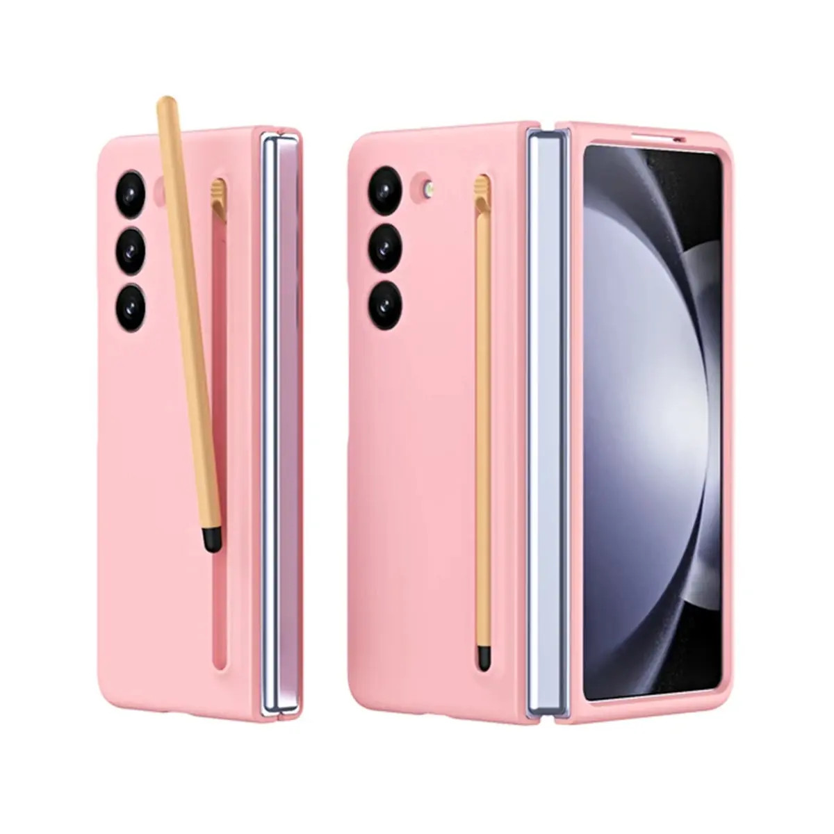 Samsung Galaxy Z Fold 3, 4, 5 Protective Hard Shell Phone Case with Pen Slot
