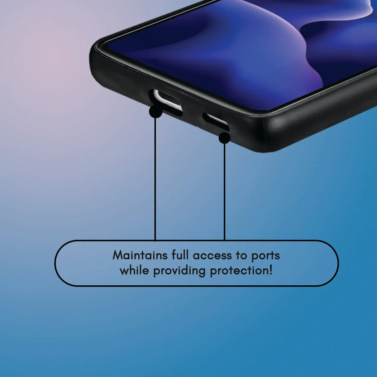 Adreama Vegan Leather Samsung Galaxy S24 Plus, MagSafe® Compatible - Black