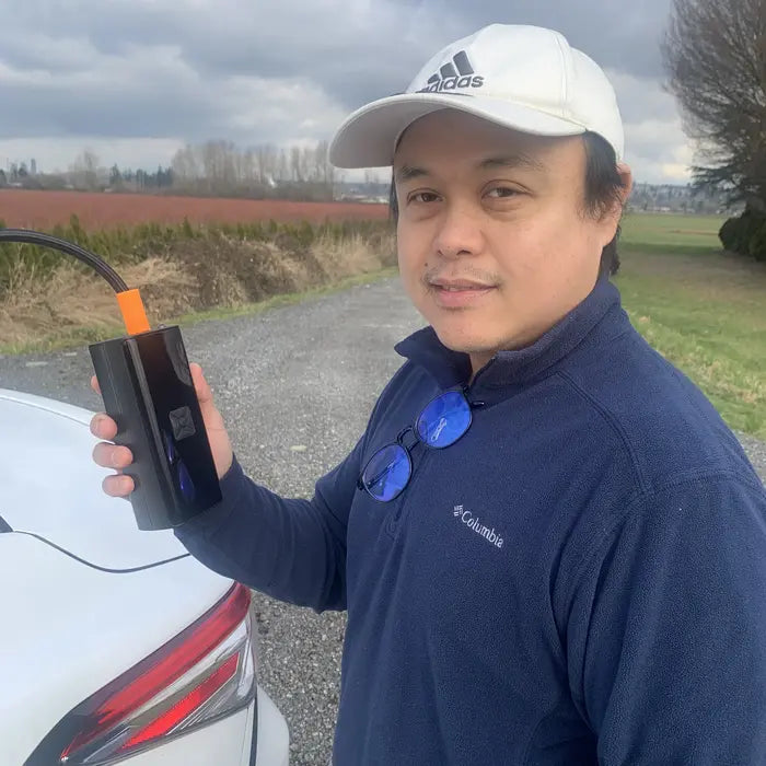 Adreama tire inflator - happy customer