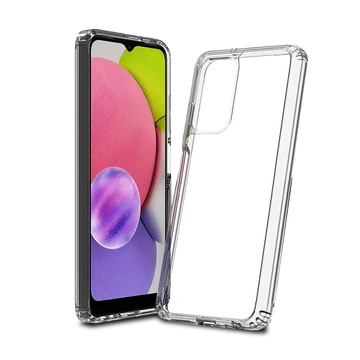 Adreama Crystal Clear Shockproof Case for Samsung Galaxy A03s