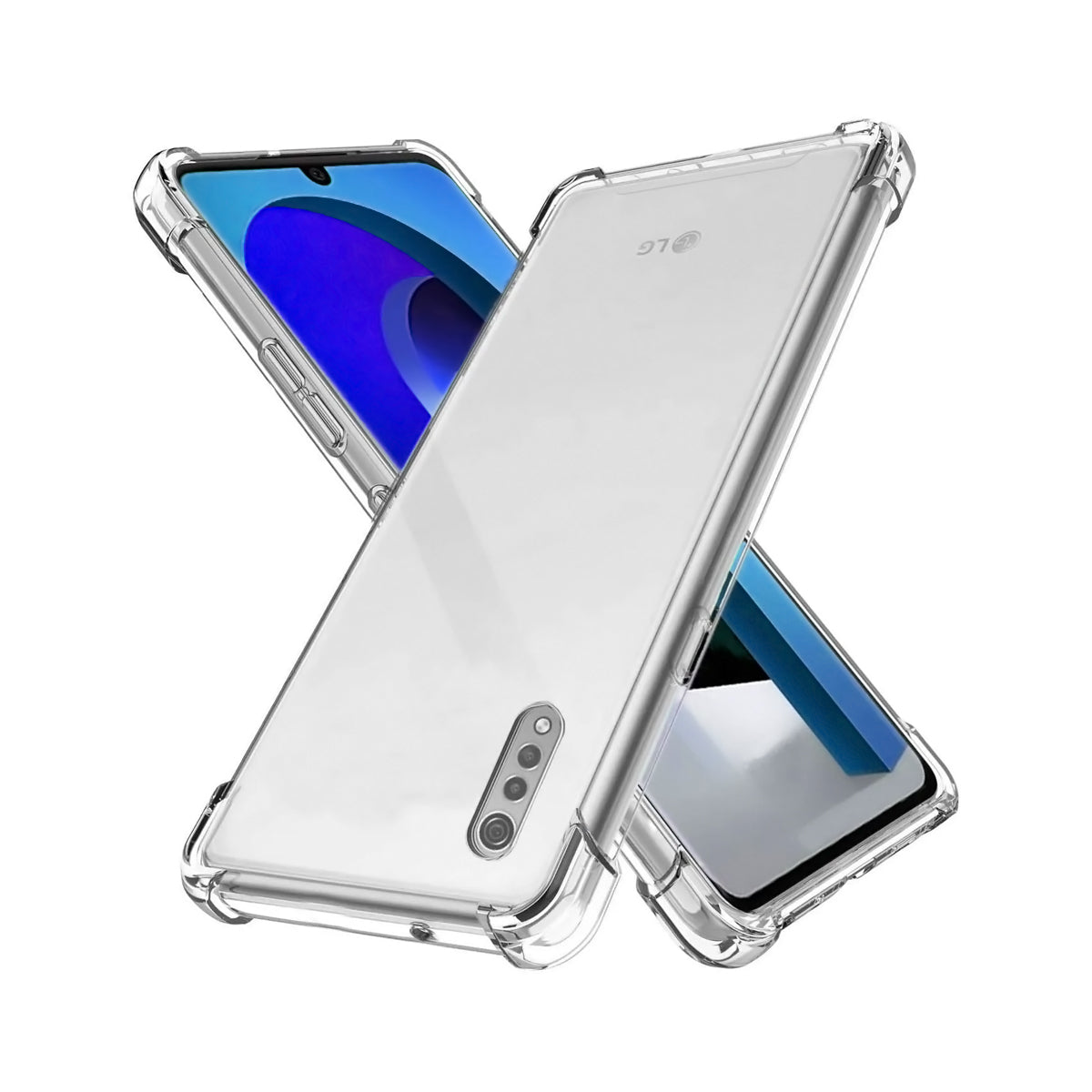 LG Velvet Clear Flexible Shockproof Phone Case