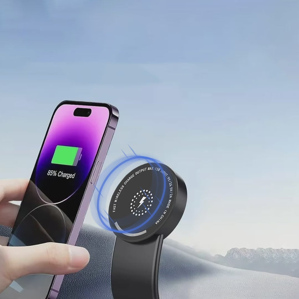 Demo Video - Adreama Wireless Adjustable Magnetic Charging Car Mount
