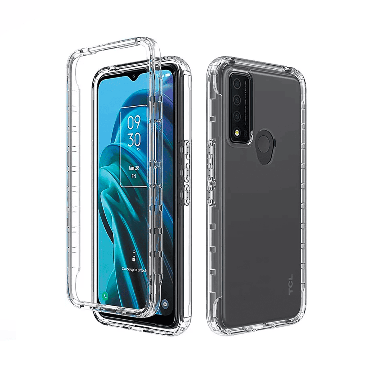 Adreama Crystal Clear Shockproof Case for TCL 30 XE 5G