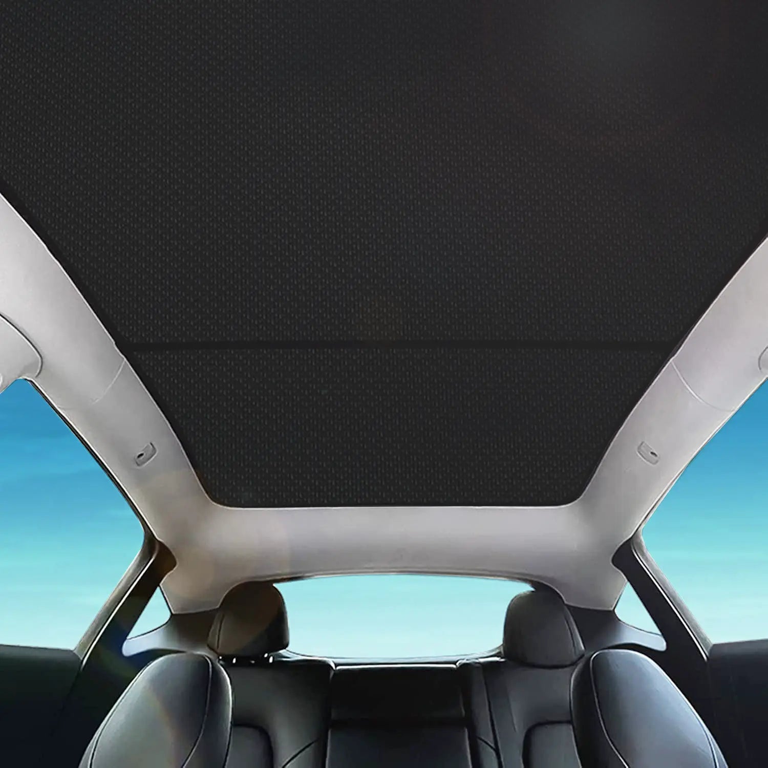 Tesla model y roof sun deals shade