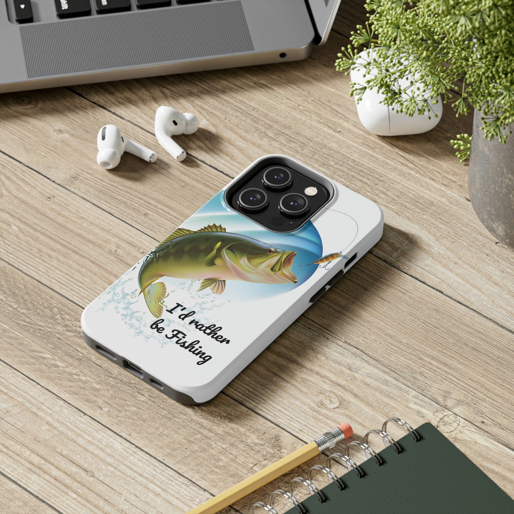 IPhone 14, 13, 12 Series Tough TitanGuard By Case-Mate® - I'd rather be Fishing