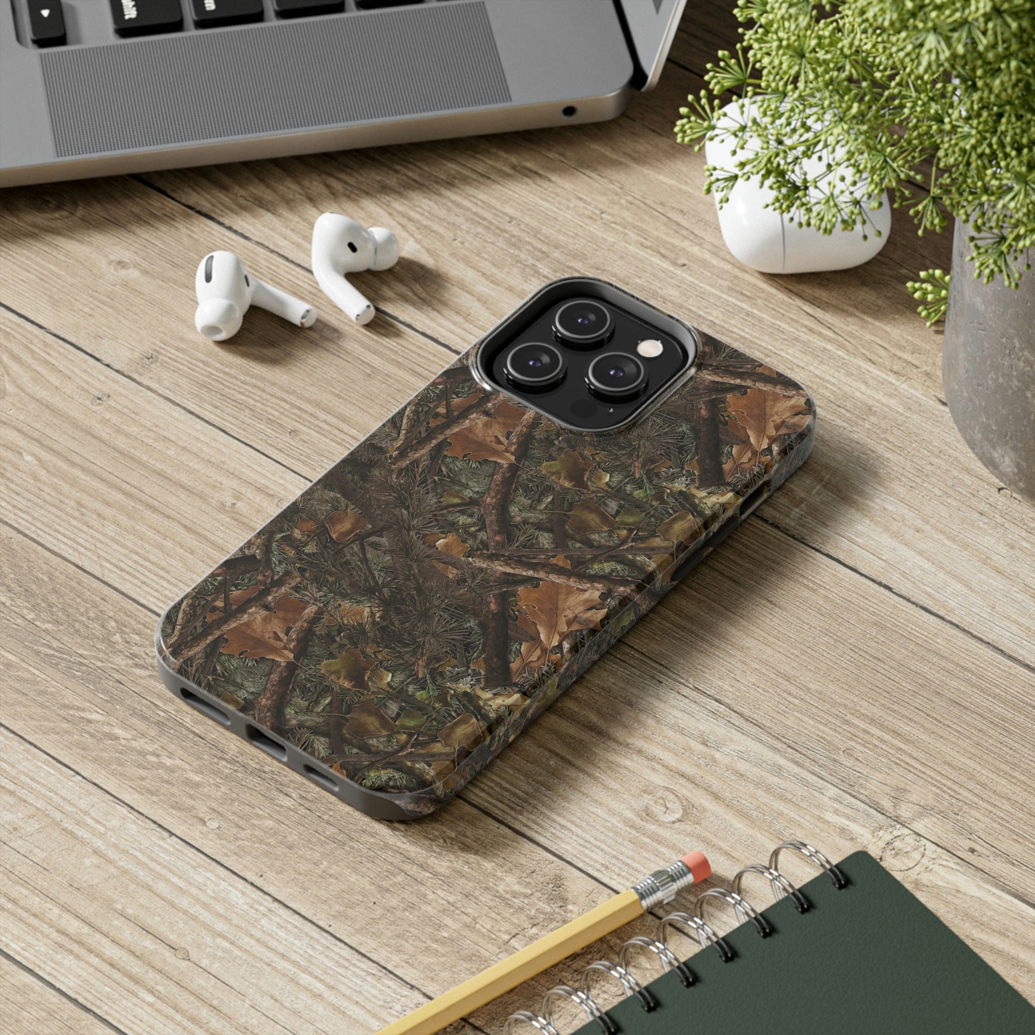 IPhone 14, 13, 12 Series Tough TitanGuard By Case-Mate® - Forest Camouflage